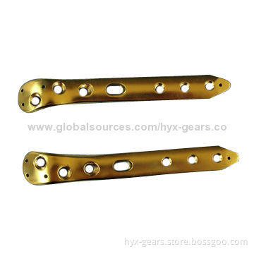 Machining titanium parts with different anodizing colored finishes
